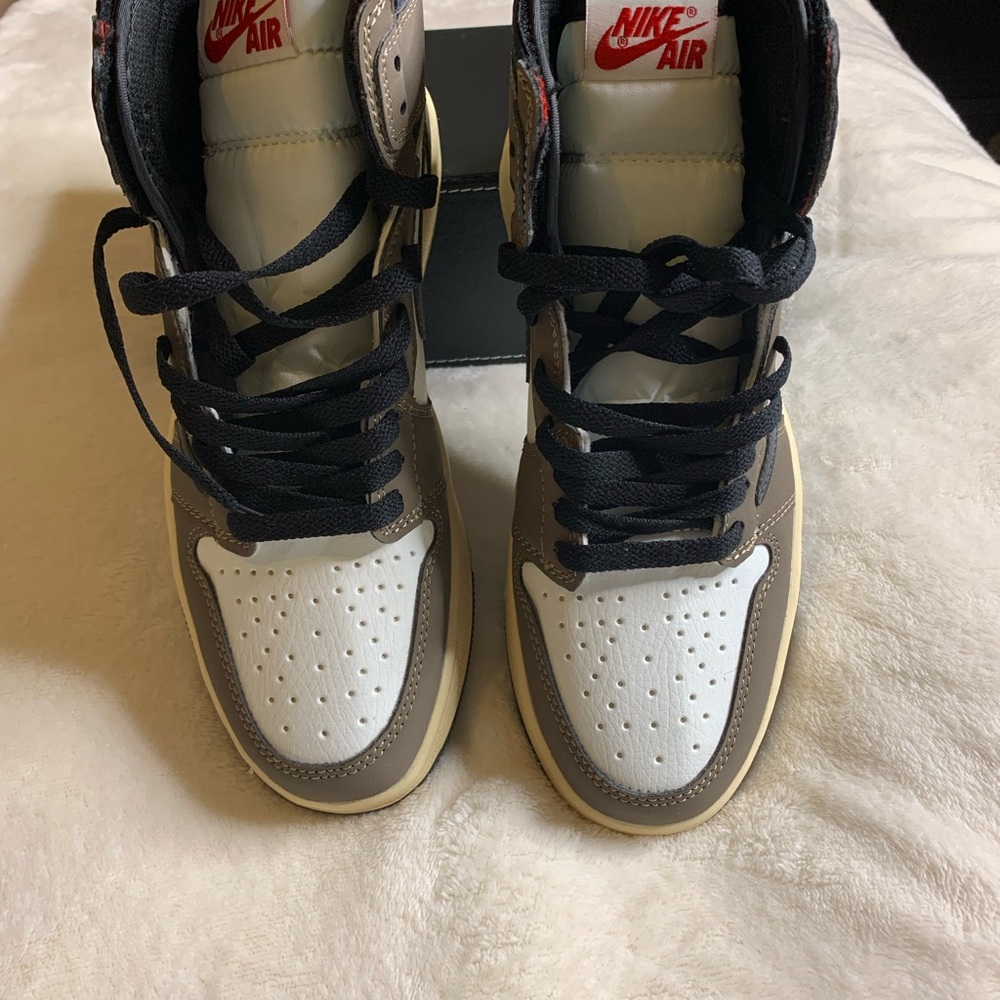 Nike Air Sneakers - Brown, White, and Black